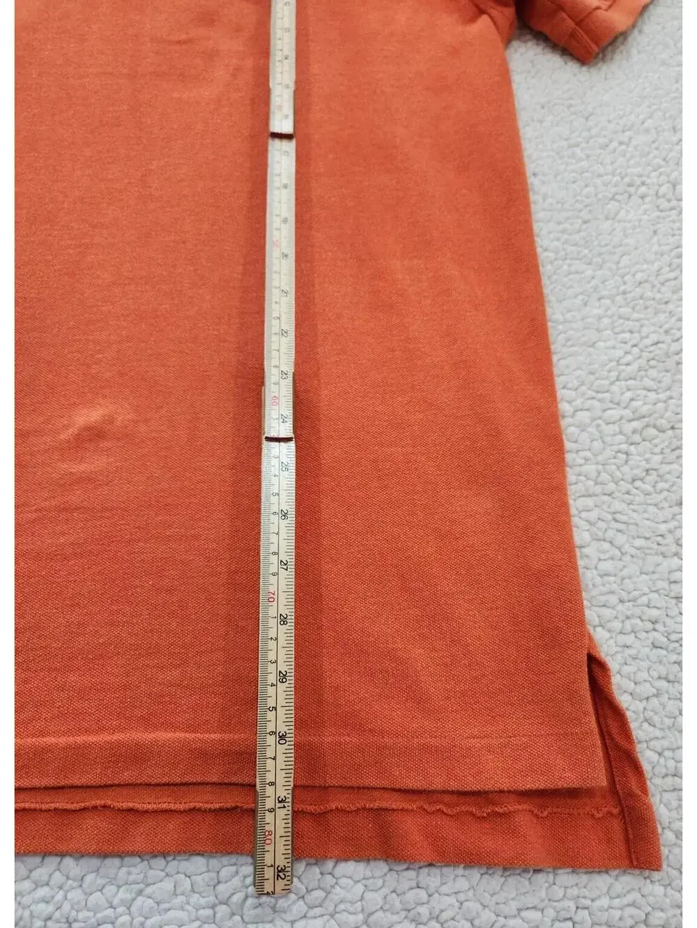 Polo Ralph Lauren Shirt Mens XL Orange Short Sleeve Green Pony Golf Polo Y2K